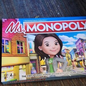 Ms. Monopoly Board Game Never Used, Box Open